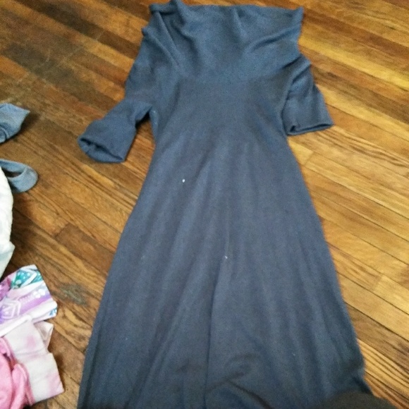 Gray Sweater Dress - Picture 2 of 3